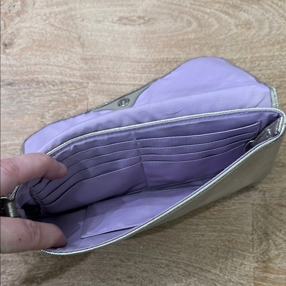 Coach Metallic Wristlet Clutch - Picture 7 of 12
